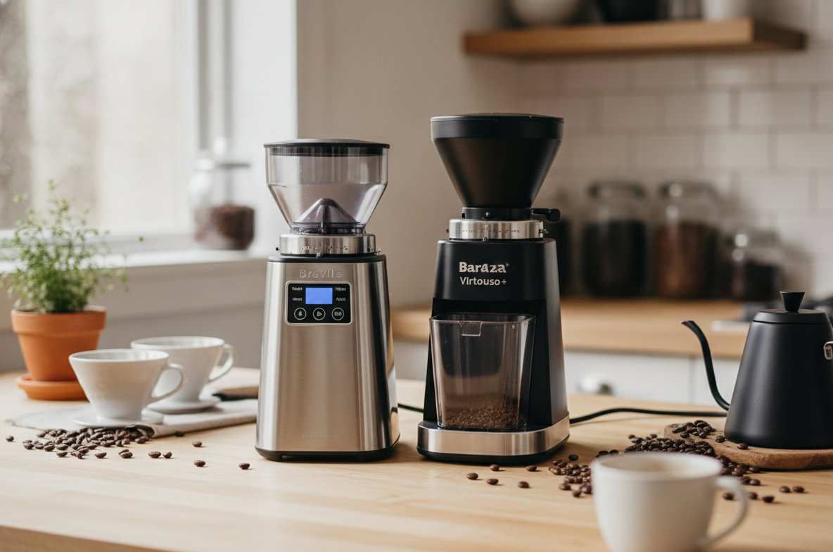 Breville Smart Grinder Pro vs. Baratza Virtuoso+: Grinder Showdown