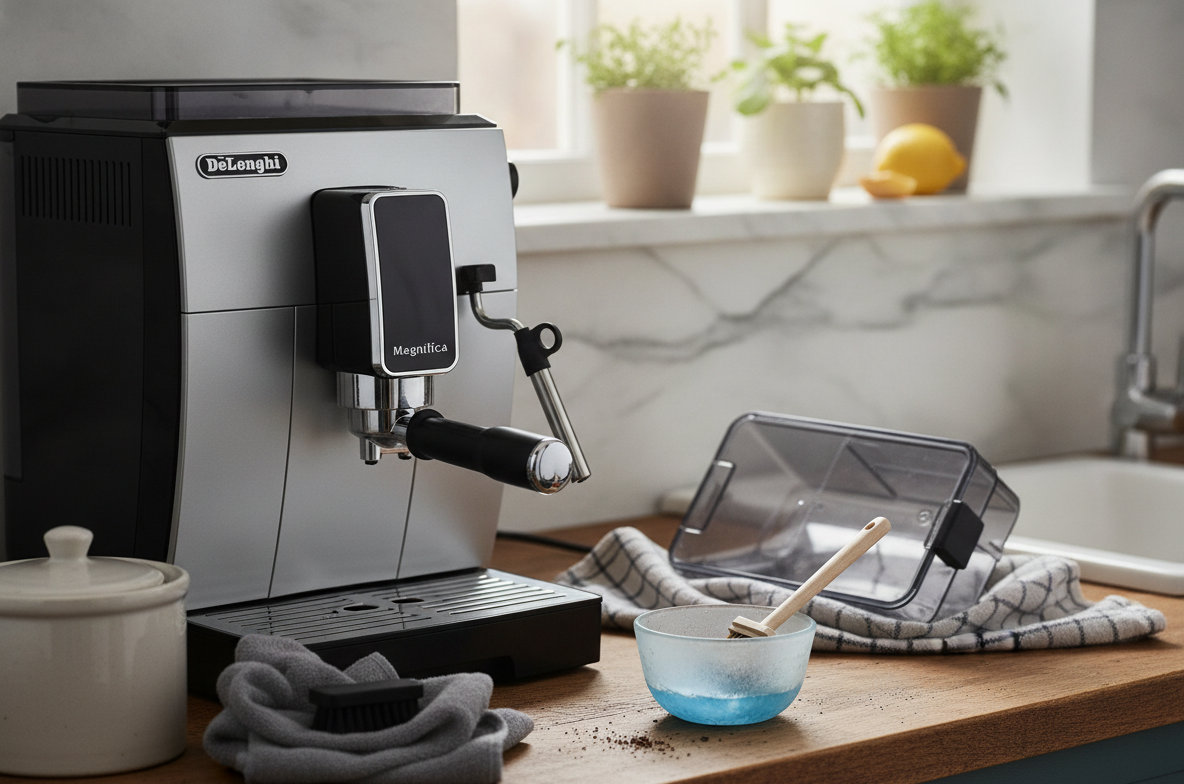 Deep Cleaning Your De'Longhi Magnifica S: step by step Guide