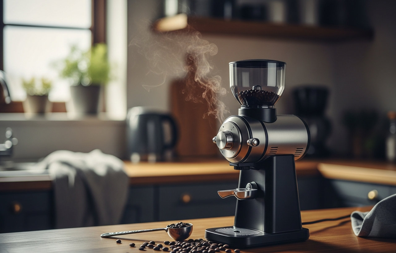 Burning Plastic Smell from Coffee Grinder? Causes & Solutions