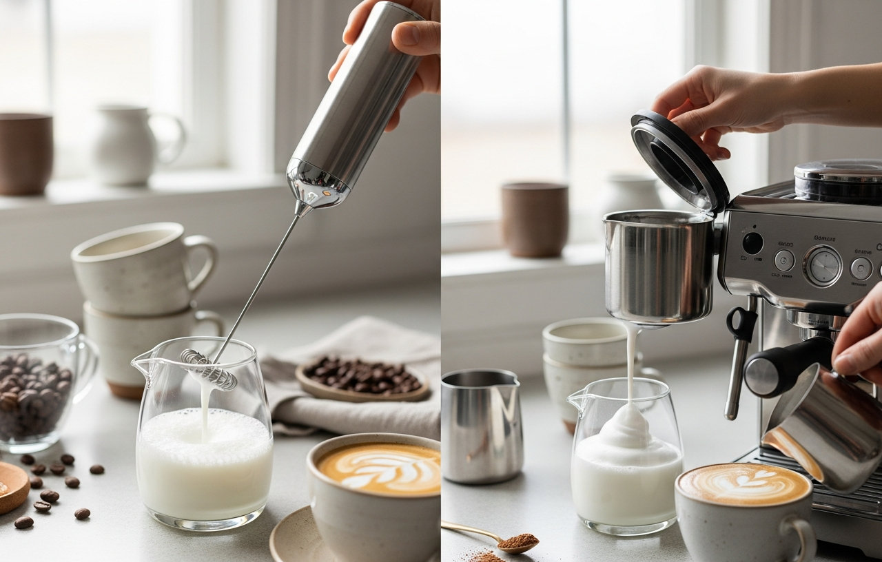 Handheld vs. Automatic Milk Frother: Finding Your Perfect Foam