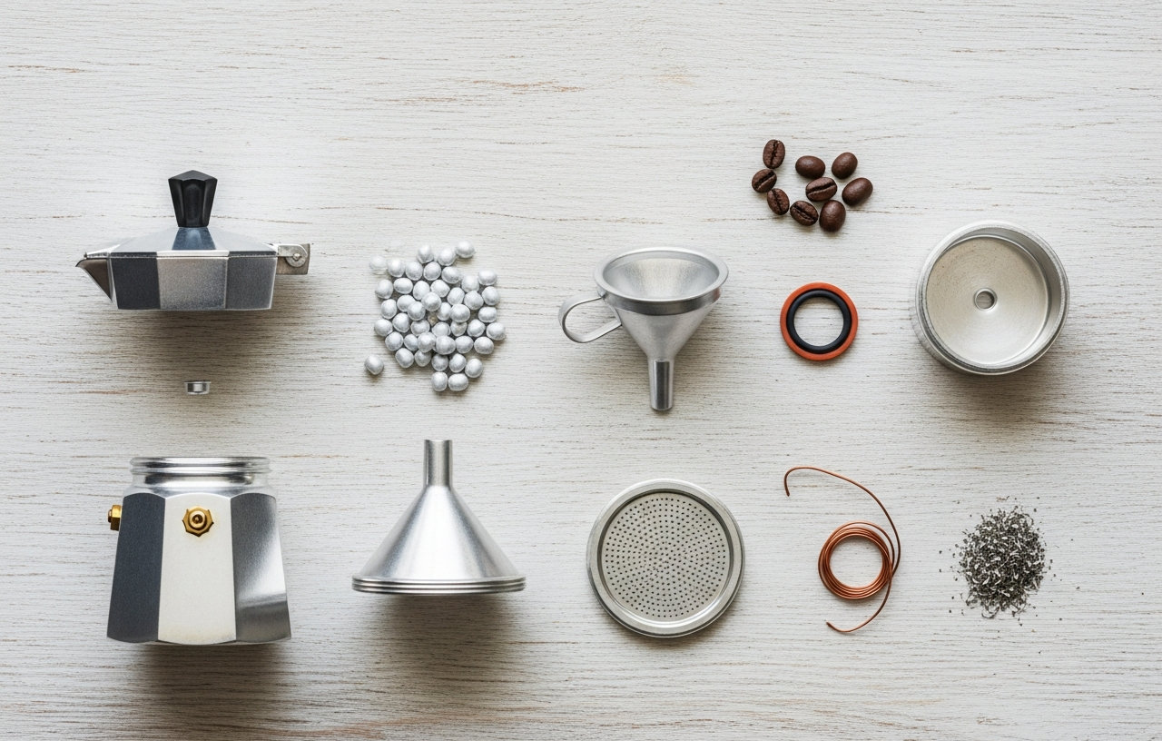 Moka Pot Materials Explained: Aluminum vs. Stainless Steel