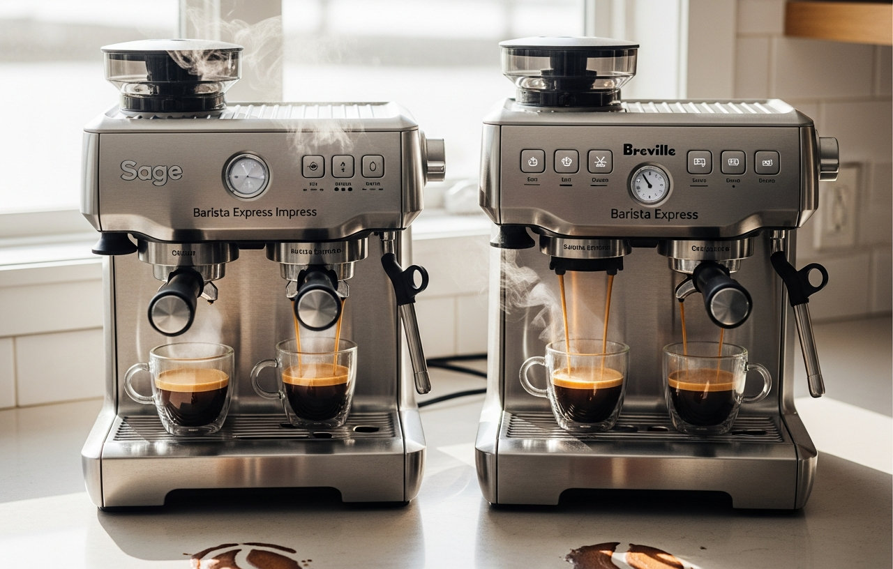 Sage vs. Breville Espresso Machines: Detailed Comparison